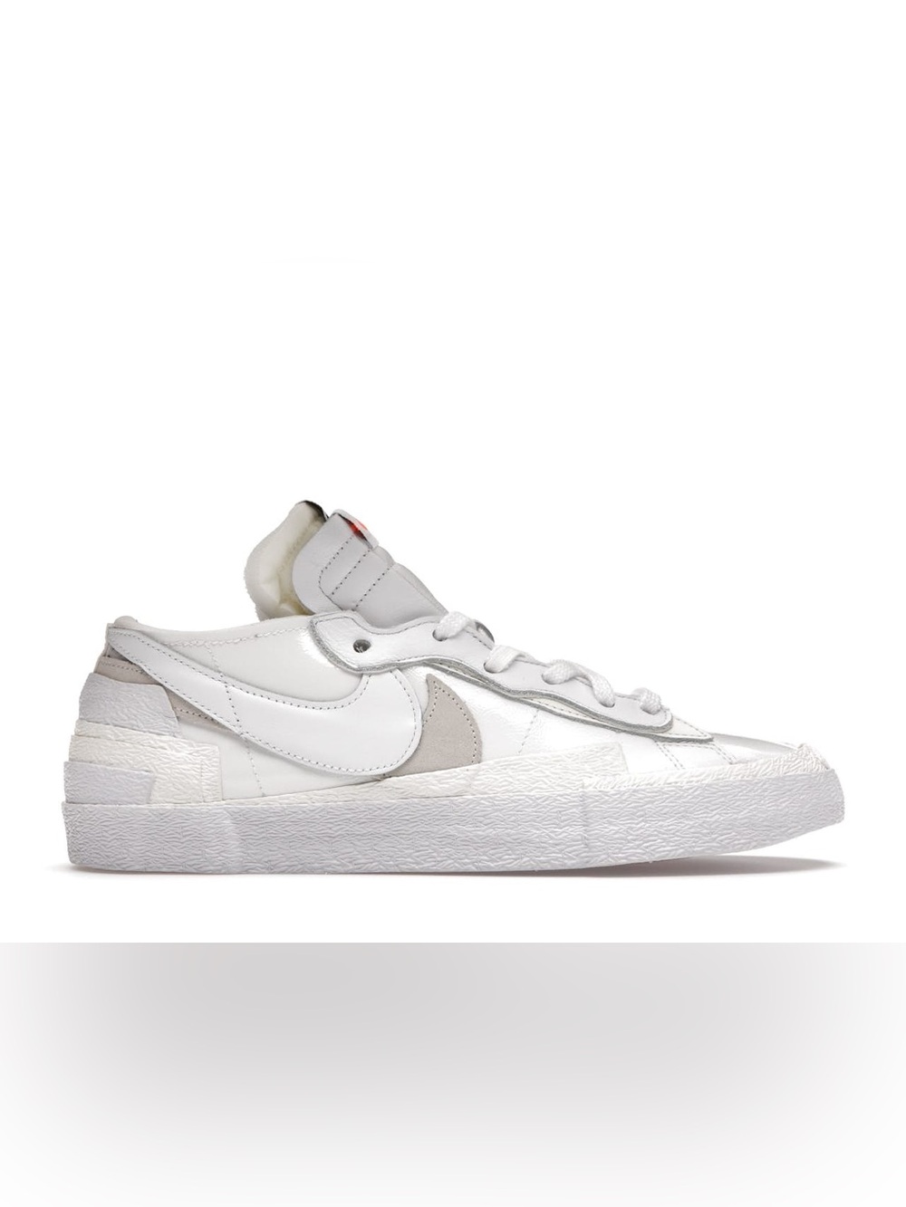 Nike Blazer Low Sacai White Patent Leather Men’s 8